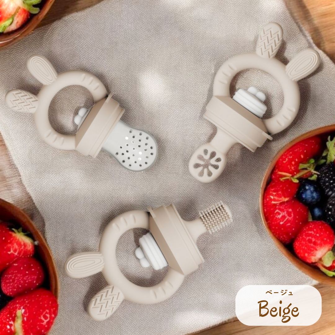 はじめての3wayフィーダー・スプーン・ハミガキ