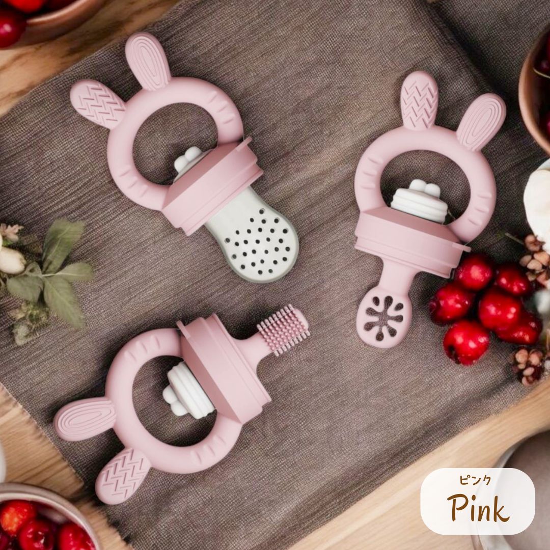 はじめての3wayフィーダー・スプーン・ハミガキ