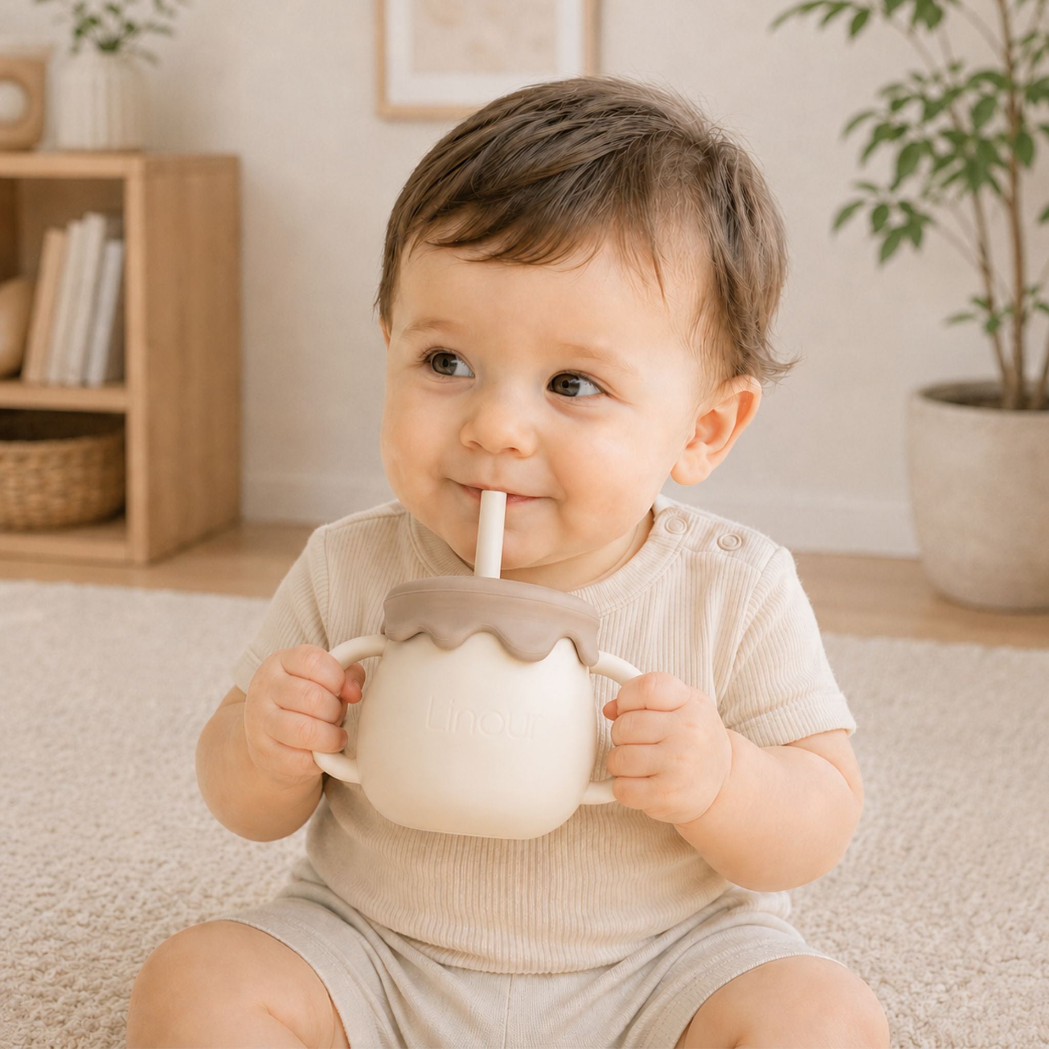 3wayハニーポット ストローマグ ~ 1歳誕生日などのギフトに ~