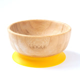 吸盤付き竹製プレート  Bowl 正面