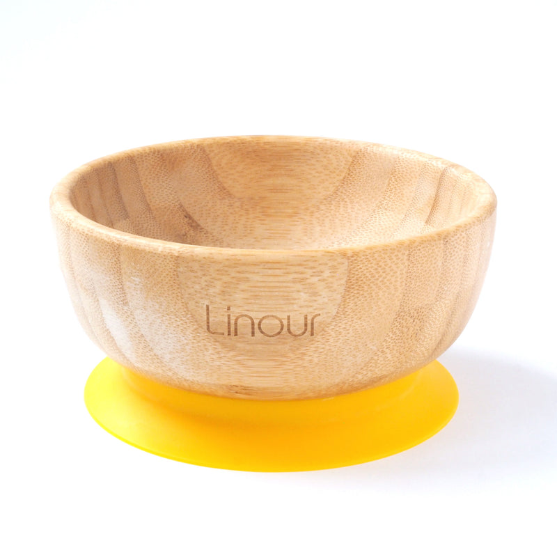 吸盤付き竹製プレート  Bowl 正面