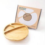 吸盤付き竹製プレート Oval パッケージ 箱